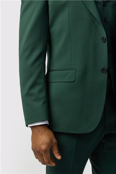 Ted Baker Tailored Fit Super 100s Green Twill Jacket