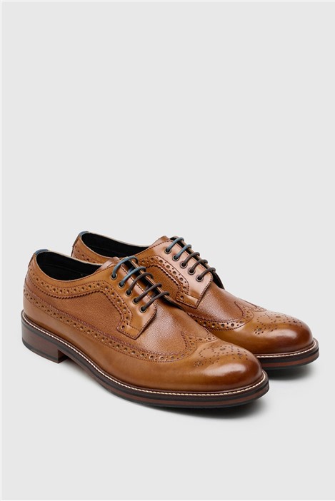 Antique Rogue Arthur Tan Leather Brogues