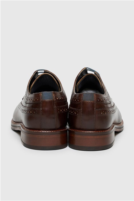 Antique Rogue Arthur Brown Leather Brogues