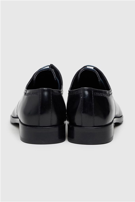 Antique Rogue Tommy Black Leather Derby Shoe