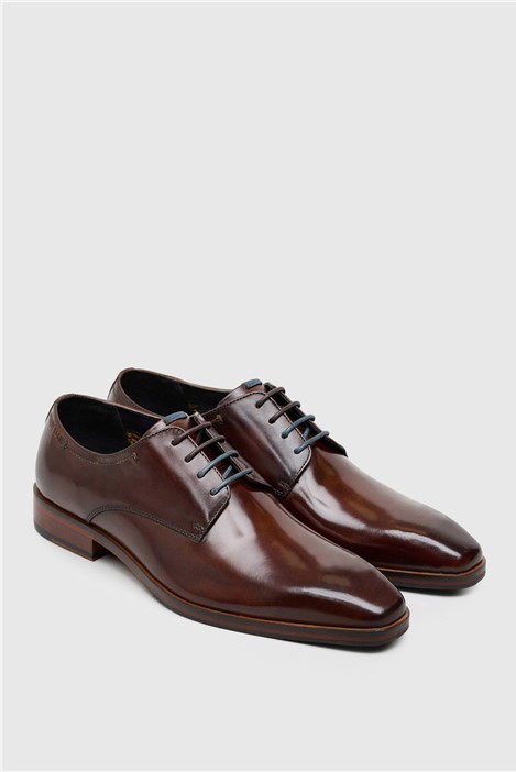 Antique Rogue Tommy Brown Leather Derby Shoe