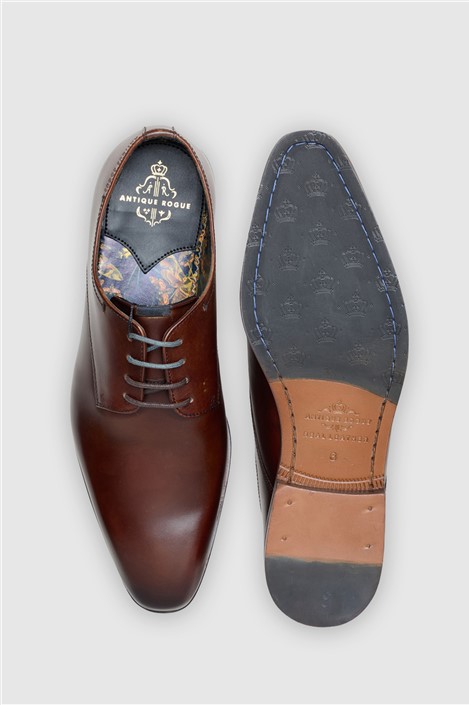 Antique Rogue Tommy Brown Leather Derby Shoe