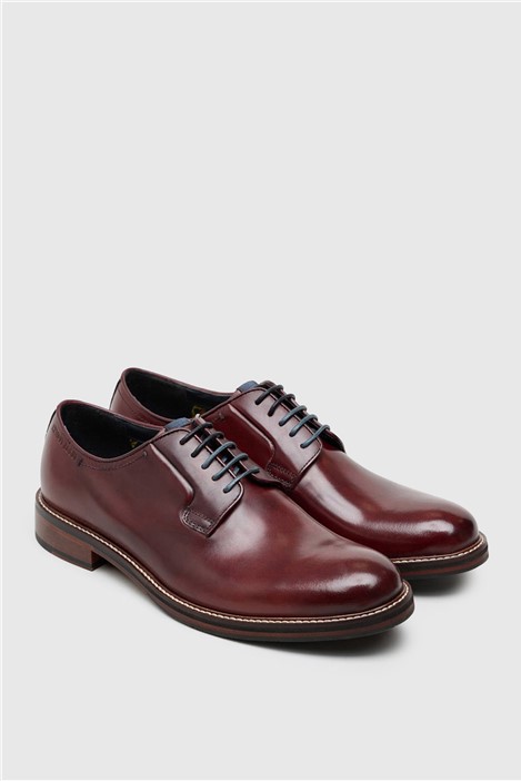 Antique Rogue Finn Burgundy Leather Derby Shoe