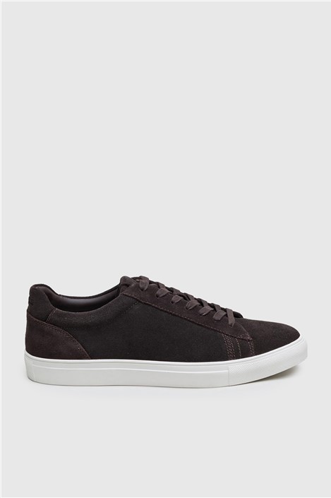 Antique Rogue Gibbs Brown Suede Trainer