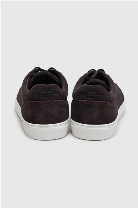 Antique Rogue Gibbs Brown Suede Trainer