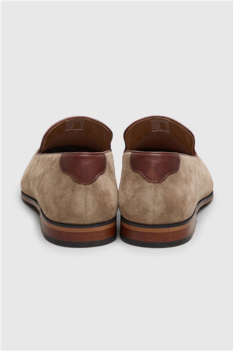 Antique Rogue Chester Stone Suede Tassel Loafer