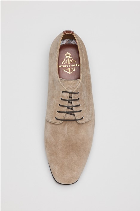 Antique Rogue Winchester Stone Suede Derby Shoe