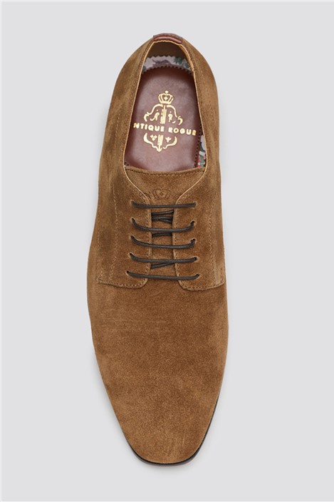 Antique Rogue Winchester Tan Suede Derby Shoe