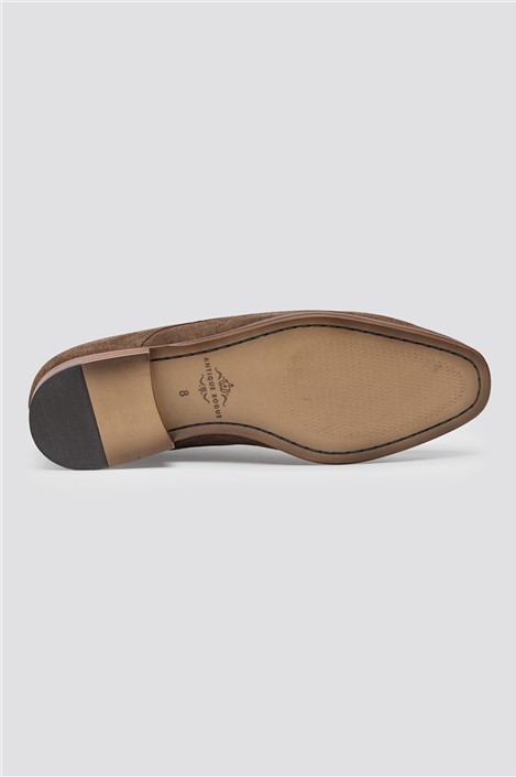 Antique Rogue Winchester Tan Suede Derby Shoe