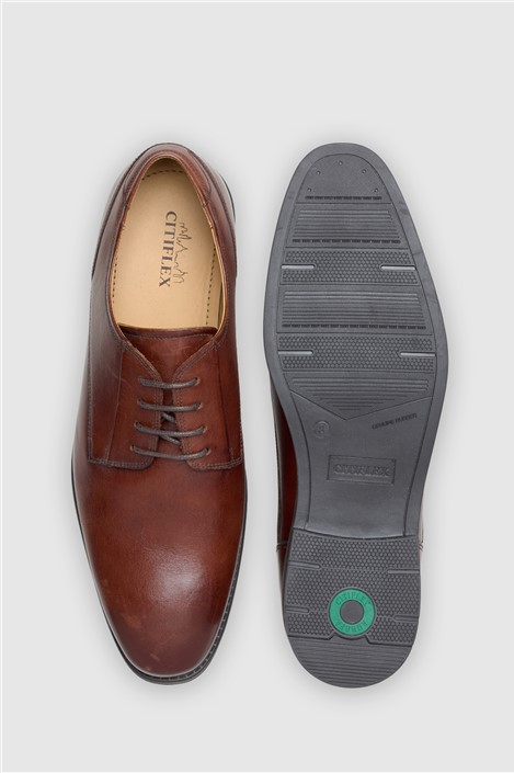 CitiFlex Farringdon Brown Leather Derby Shoe