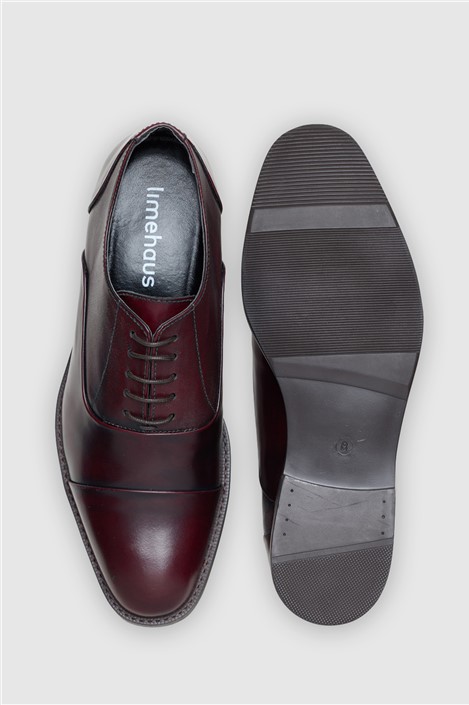 Limehaus Oxley Burgundy Leather Shoe