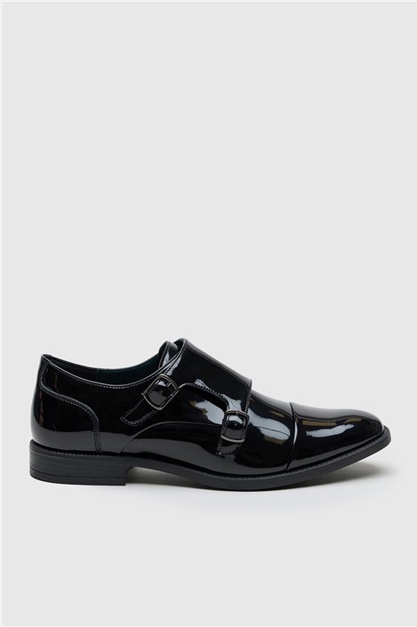 Limehaus Monkton Black Patent Shoe