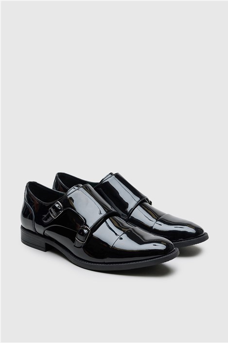 Limehaus Monkton Black Patent Shoe