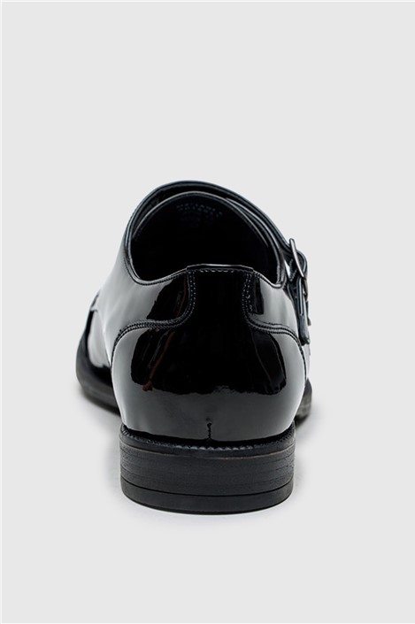 Limehaus Monkton Black Patent Shoe