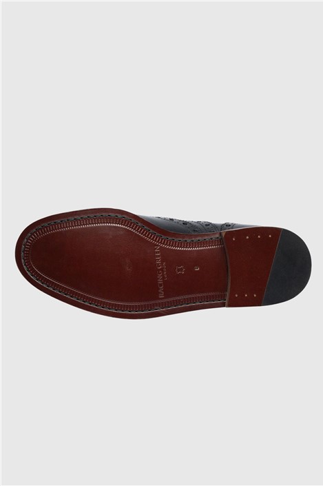 Racing Green Mansell Tan Leather Brogues
