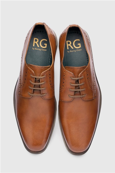 Racing Green Campbell Tan Derby