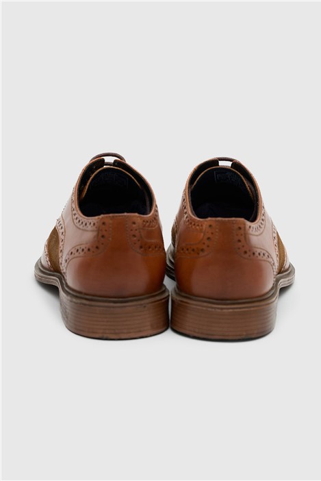 Racing Green Tan Leather Dale Brogues