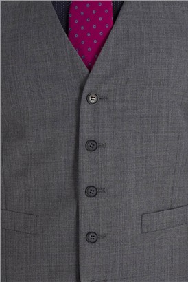  Grey Pick and Pick Black Label Waistcoat