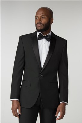  Black Tailored Fit Dinner Jacket