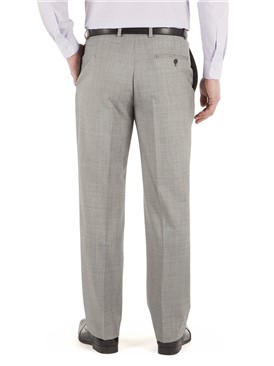  Light Grey Sharkskin Suit Trouser