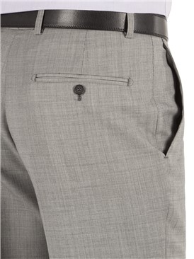  Light Grey Sharkskin Suit Trouser