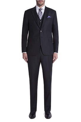 Stvdio Black Plain Ivy League Suit Jacket