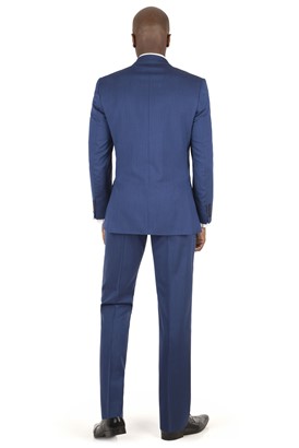  Bright Blue Panama Tailored Fit Jacket