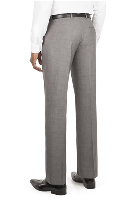 Occasions Grey Plain Tailored Fit Suit Trouser