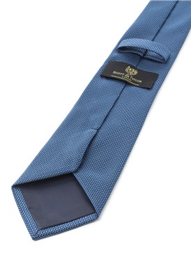  Teal Micro Squares Tie