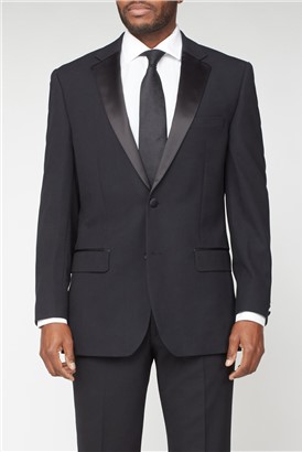 Black Twill Two Piece Dinner Suit