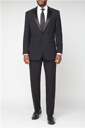 Black Twill Two Piece Dinner Suit