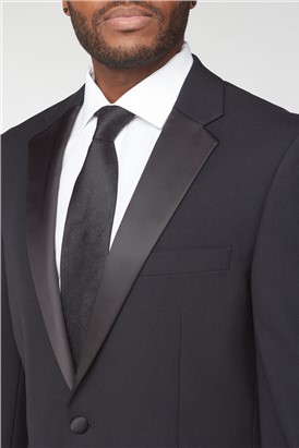 Black Twill Two Piece Dinner Suit