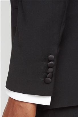 Black Peak Lapel Dinner Suit Jacket