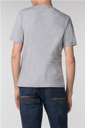  Grey Pocket Crew Neck T-Shirt