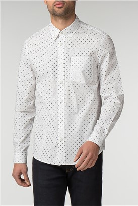  White Polka Dot Shirt