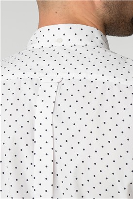  White Polka Dot Shirt