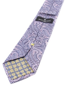 London Pink Paisley Tie