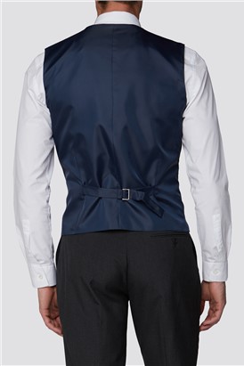 Branded Charcoal Regular Fit Waistcoat