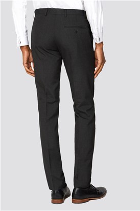  Slim Fit Charcoal Suit Trousers