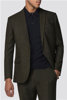 Green Donegal Slim Fit Suit Jacket