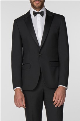  Black Tailored Fit Dresswear Jacket