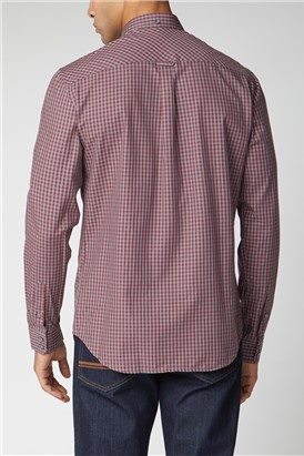  Long Sleeve Gingham Shirt