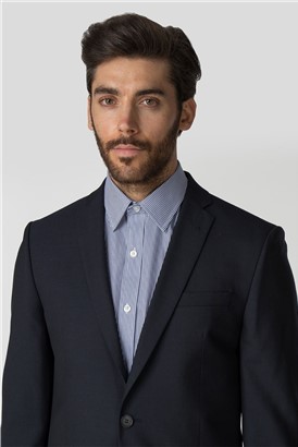  Navy Panama Tailored Fit Suit Jacket