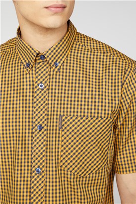  Short Sleeve Gingham Shirt