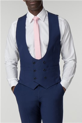  Occasions Blue Double Breasted Waistcoat