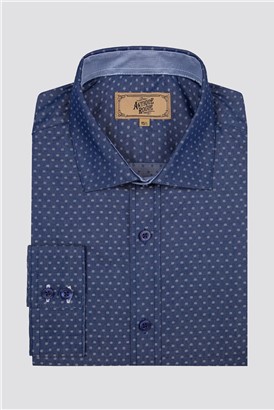  Blue Polka Dot Shirt