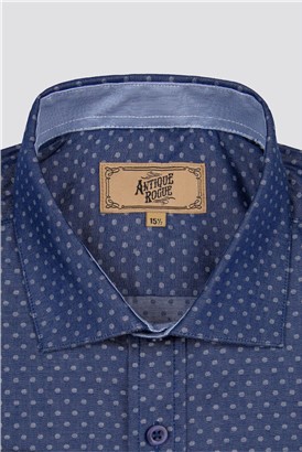  Blue Polka Dot Shirt