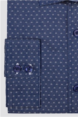  Blue Polka Dot Shirt