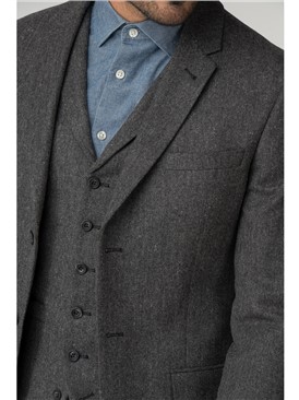  Charcoal Herringbone Jacket