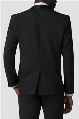 Branded Charcoal Slim Fit Tuxedo Jacket